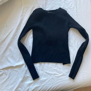 Zara backless knit top